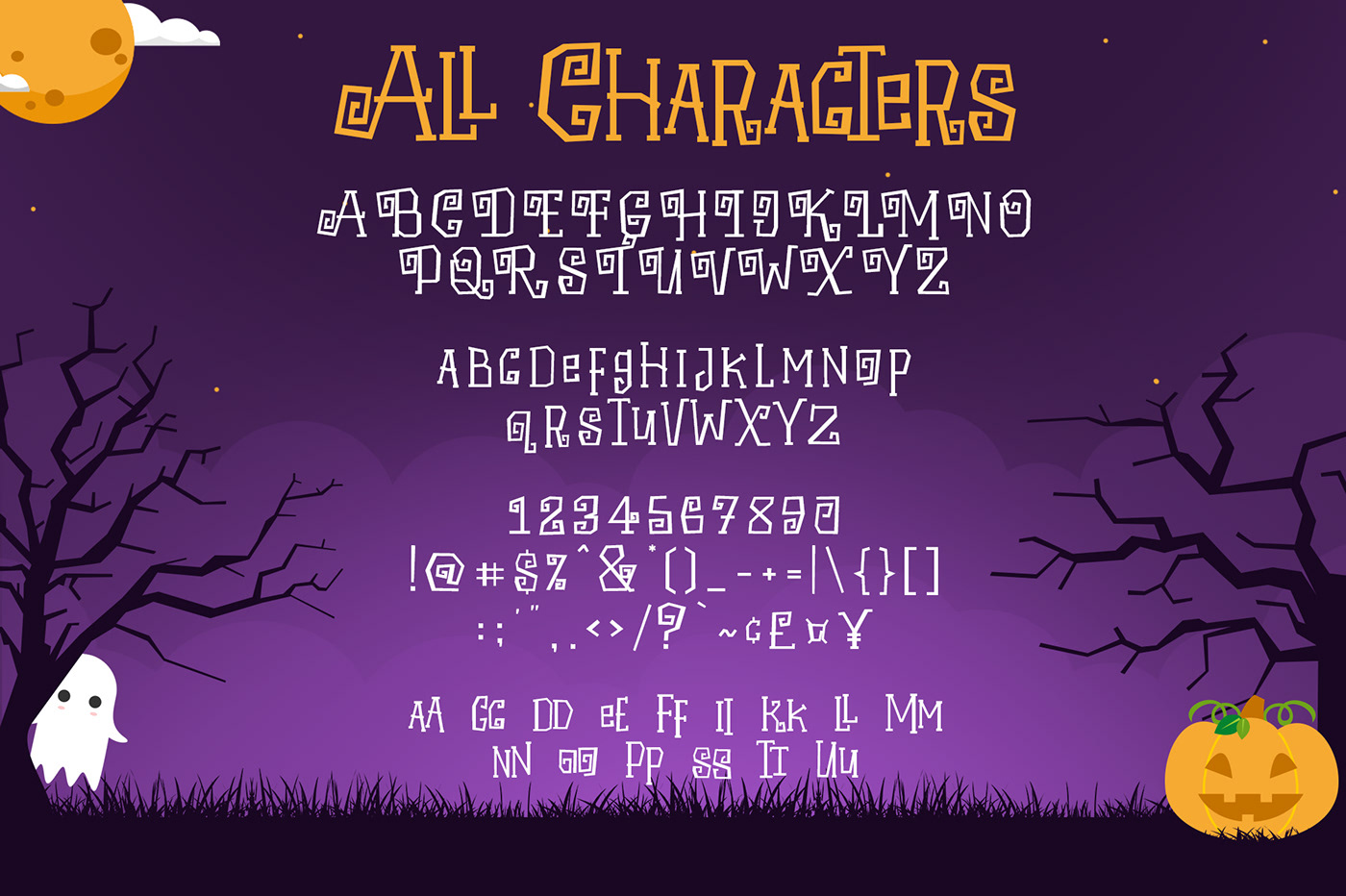 Halloween Attack Regular Font preview